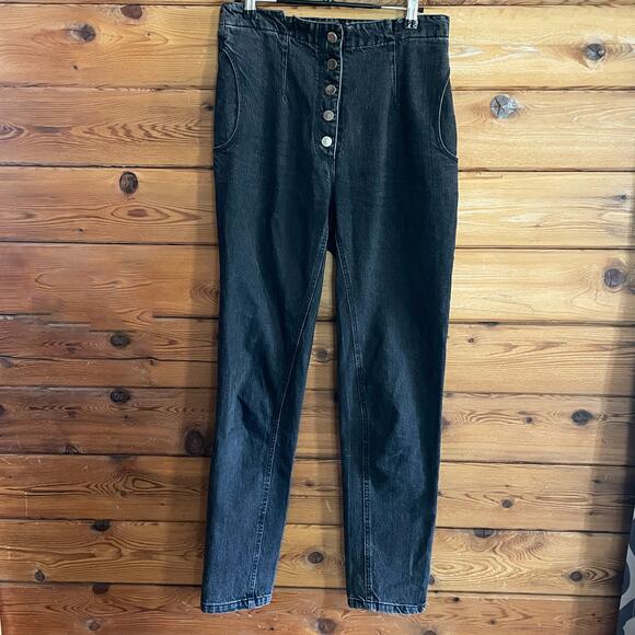 Rachel Comey Dock Pant jeans in Washed Black Size 4 - Picture 2 of 8